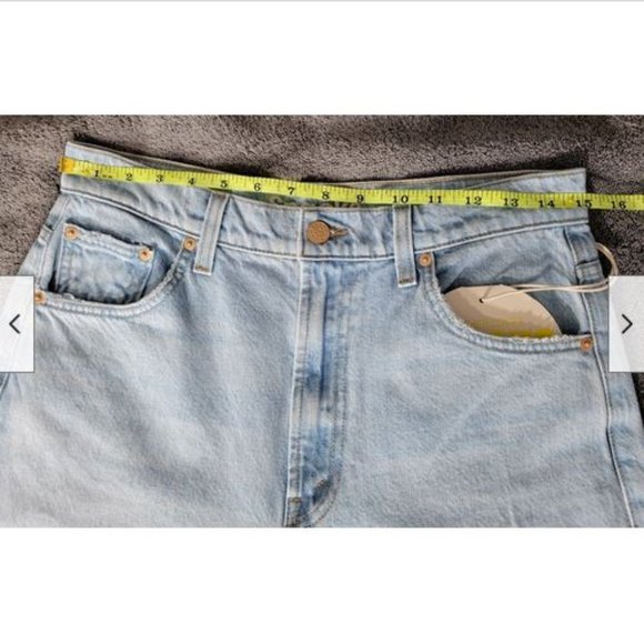 NWT Mother SNACKS The Fun Dip Puddle Sliced Jeans Lots of Nibbles 26 - Picture 12 of 15